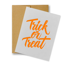 Load image into Gallery viewer, Halloween Trick or Treat Card