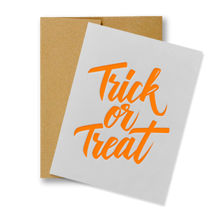 Halloween Trick or Treat Card