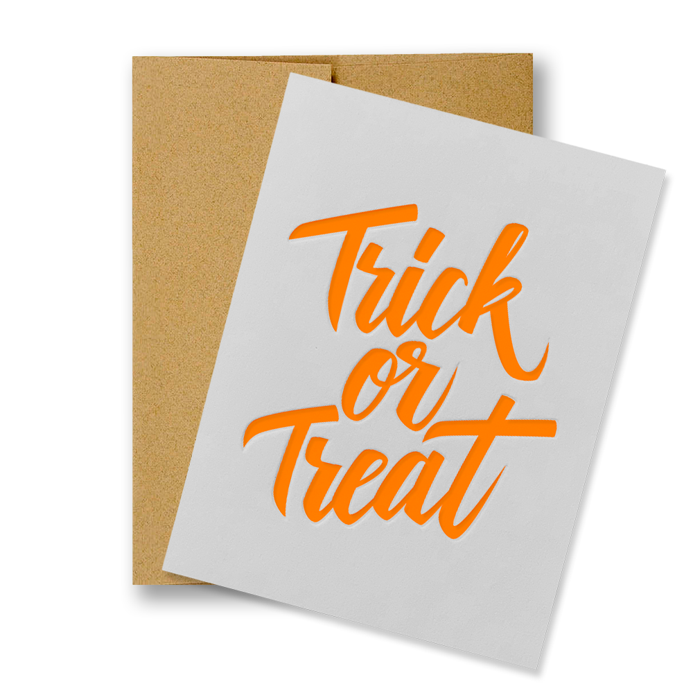 Halloween Trick or Treat Card
