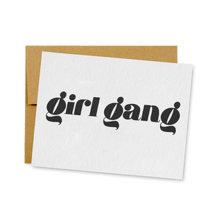 Girl Gang Card