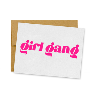 Girl Gang Card