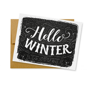 Hello Winter Card
