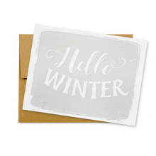 Load image into Gallery viewer, Hello Winter Card