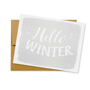 Hello Winter Card