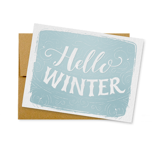 Hello Winter Card