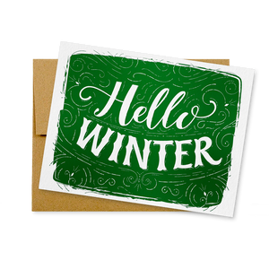 Hello Winter Card