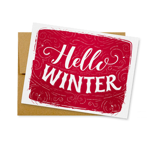 Hello Winter Card