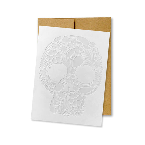 Halloween Skull Card