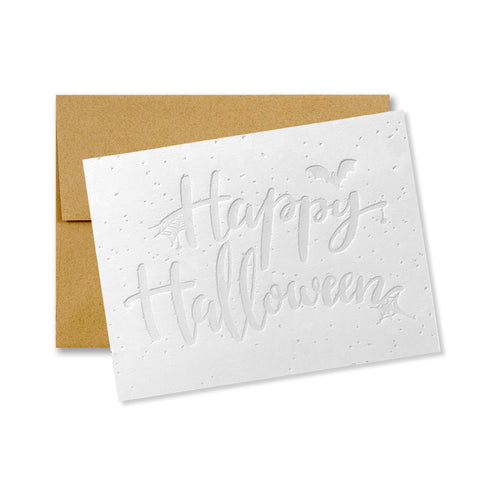 Happy Halloween Bat Card