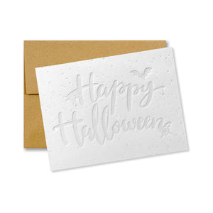 Happy Halloween Bat Card