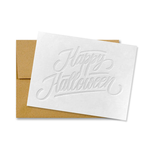 Happy Halloween Type Card