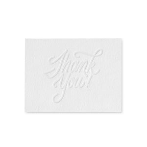 Holographic Thank You Card Set